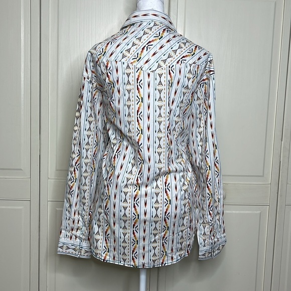 Panhandle Women’s Rough Stock Aztec Snap Button Shirt Multicolor Size 2XL NWT - Picture 6 of 11